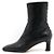 Valentino Botas de cuero negro para mujer