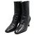 Valentino Botas de cuero negro para mujer - vista 3