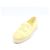 Chanel Sneaker espadrilles in pelle gialla Giallo - vista 2