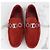Louis Vuitton Mocassino Hockenheim in scamosciato rosso - vista 7