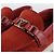Louis Vuitton Mocassino Hockenheim in scamosciato rosso - vista 8