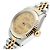 Rolex Goldene Datejust Vintage-Damenuhr mit römischen Indizes - Ansicht 10