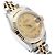Rolex Goldene Datejust Vintage-Damenuhr mit römischen Indizes - Ansicht 11