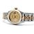 Rolex Goldene Datejust Vintage-Damenuhr mit römischen Indizes - Ansicht 20