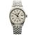 Rolex Relógio Datejust em aço com mostrador de linho Prata
