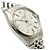 Rolex Relógio Datejust em aço com mostrador de linho Prata - vista 10