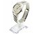 Rolex Relógio Datejust em aço com mostrador de linho Prata - vista 4