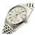 Rolex Relógio Datejust em aço com mostrador de linho Prata - vista 9