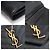 Saint Laurent Textured Black Quilted Compact Tri-Fold Wallet - view 6