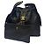 Chanel Borsa a Spalla Medium Chain in Caviar Nero - vista 8