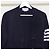Thom Browne Cardigan de algodão Milano clássico com decote em V Azul - vista 4