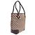 Gucci Sac cabas et sac à bandoulière en toile GG avec logo ruban Marron - vue 10