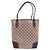 Gucci Sac cabas et sac à bandoulière en toile GG avec logo ruban Marron - vue 11