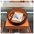 Hermès Reversible Belt Black/Orange Silver Matte - view 2