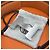 Hermès Reversible Belt Black/Orange Silver Matte - view 3