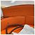 Hermès Reversible Belt Black/Orange Silver Matte - view 5