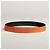 Hermès Reversible Belt Black/Orange Silver Matte - view 8
