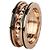 Bulgari Pink Gold Lock Ring Größe
