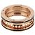 Bulgari Pink Gold Lock Ring Größe - Ansicht 3