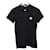 Moncler Kurzarm-Piqué-Short mit Logo-Patch Schwarz  - Ansicht 1