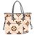 Louis Vuitton Borsa a Spalla Monogram Giant Crafty Neverfull MM Marrone - vista 11
