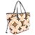 Louis Vuitton Borsa a Spalla Monogram Giant Crafty Neverfull MM Marrone - vista 12