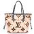 Louis Vuitton Borsa a Spalla Monogram Giant Crafty Neverfull MM Marrone - vista 13