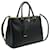 Prada Triangle Lux Oro in Saffiano Nero - vista 4
