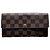 Louis Vuitton Carteira Sarah Damier Ebene Marrom