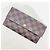 Louis Vuitton Carteira Sarah Damier Ebene Marrom - vista 4