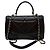 Chanel Borsa a tracolla con patta e catena Trendy CC in agnello misura Medium Nera Nero - vista 5