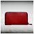 Prada Portafoglio Saffiano con zip rosso - vista 3