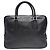 Jacquard Prada Valigetta in pelle di vitello con logo nero (Usato, Unisex)