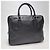 Jacquard Prada Valigetta in pelle di vitello con logo nero (Usato, Unisex) - vista 4