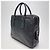 Jacquard Prada Valigetta in pelle di vitello con logo nero (Usato, Unisex) - vista 6
