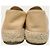 Chanel Espadrilles slip-on in pelle di agnello bicolore beige e nero Marrone - vista 7