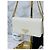 Prada Borsa a tracolla con catena in Vitello Saffiano Bianco - vista 2