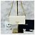 Prada Borsa a tracolla con catena in Vitello Saffiano Bianco - vista 9