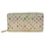 Louis Vuitton Zippy Wallet Monogram Multicolor White Weiß