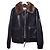 Gucci Bestickte Leder-Bomberjacke Schwarz