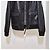 Gucci Bestickte Leder-Bomberjacke Schwarz - vue 5