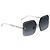 Louis Vuitton Jewelry Square Sunglasses with Silver-Toned Hardware Frame Silvery
