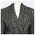 Balmain Zweifarbiger langer Wollmantel Doppeljacke - Ansicht 2