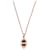 Hermès Pendentif Mini Maillon Petit Modèle Collier Femme Crème Or Rose Blanc  - vue 1