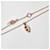 Hermès Pendentif Mini Maillon Petit Modèle Collier Femme Crème Or Rose Blanc  - vue 11