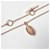 Hermès Pendentif Mini Maillon Petit Modèle Collier Femme Crème Or Rose Blanc  - vue 12