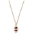 Hermès Pendentif Mini Maillon Petit Modèle Collier Femme Crème Or Rose Blanc  - vue 2