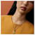 Hermès Pendentif Mini Maillon Petit Modèle Collier Femme Crème Or Rose Blanc  - vue 3