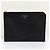 Prada Clutch Saffiano Triangle Logo Black Preto - vista 13