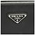 Prada Clutch Saffiano Triangle Logo Black Preto - vista 15